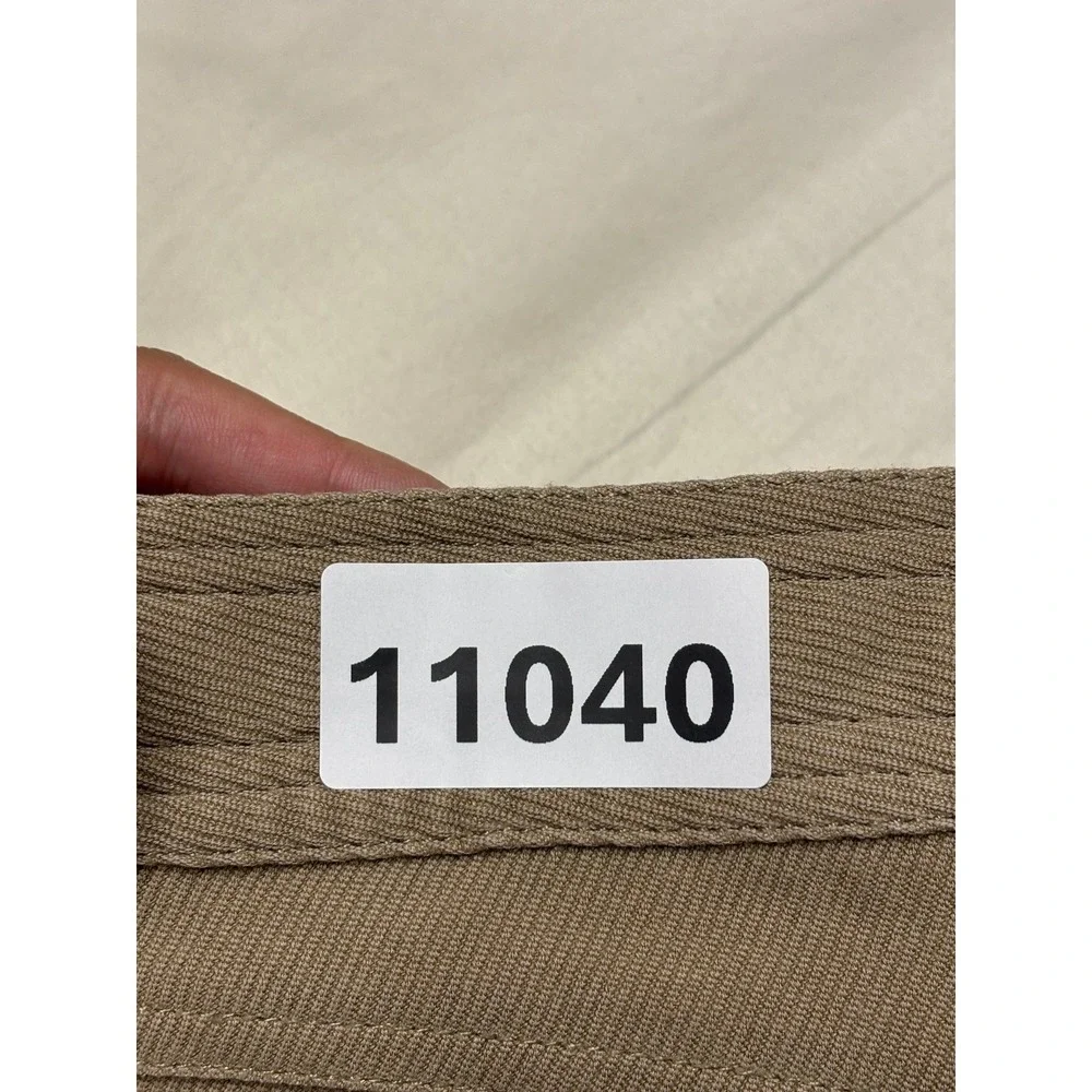 Tommy Bahama Mens 36X29 Silk Rayon Twill Straight Leg Pants Tan Brown Coastal
